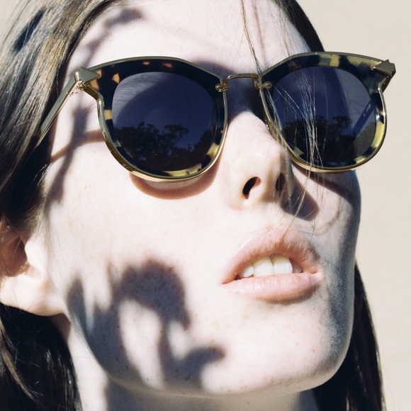 NEW - Karen Walker Bounty Sunglasses Crazy Tort - Picture 5 of 9